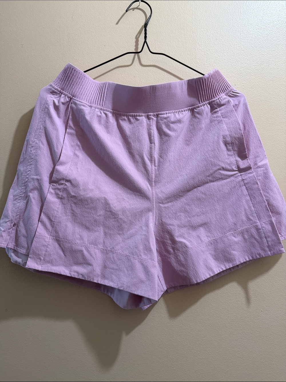 lululemon athletica Lavender Athletic Shorts with Ribbed Waistband